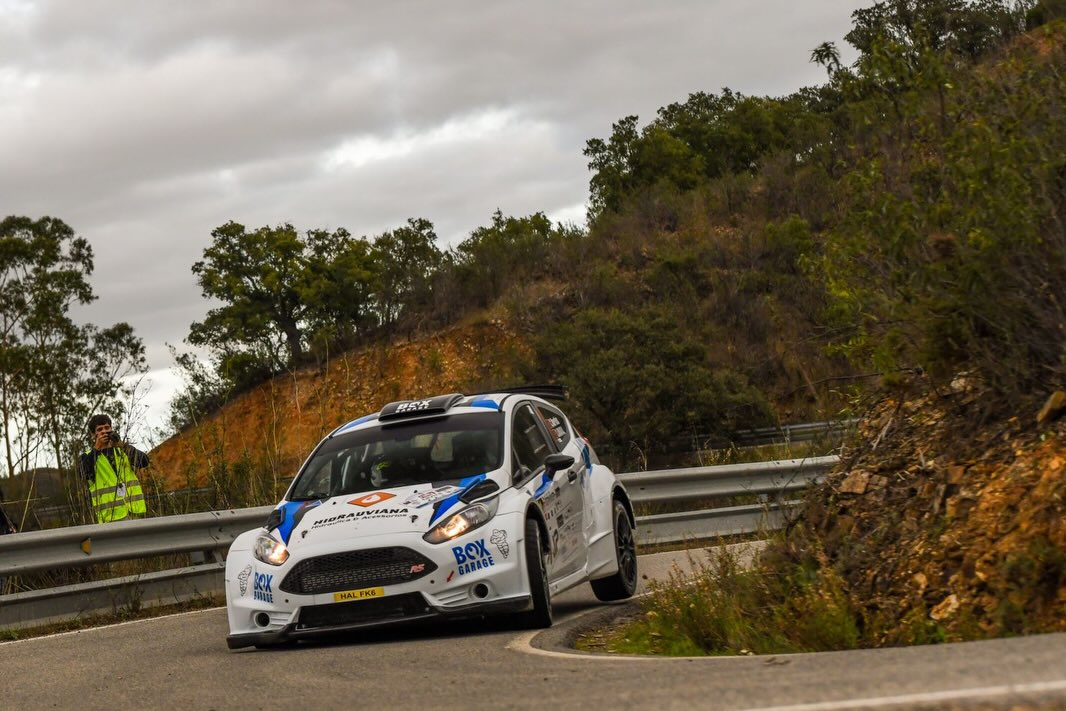 Os vencedores Carlos Martins / Daniel Amaral em Ford Fiesta R5